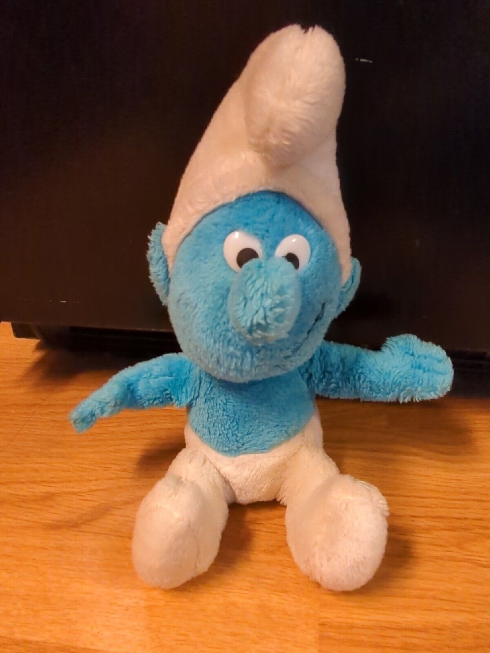 Smurf Plush Stuffed Animal Blue Toy Doll Peyo Wallace Berrie & Co Vintage 1979